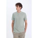 product_image_name-Defacto-تيشيرت بولو سليم فيت وافل بياقة عالية-3