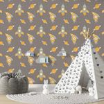 product_image_name-Generic-غلاف ورق حائط من القماش برسومات كرتونية للصواريخ والكواكب-1