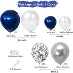 product_image_name-Generic-بالونات لاتكس بيضاء فضية 10 قطع من بالونات النثار للأولاد والرجال ديكورات حفلات أعياد الميلاد، استحمام الطفل-2