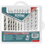TOTAL 19-Piece Drill Bit Set