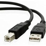 Generic 2B DC017 Printer USB Cable 3M - Black for PC - C
