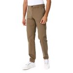 product_image_name-Esla-بنطال إيسلا بتصميم نحيف من القطن والليكرا - بني-2