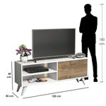 product_image_name-Generic-TV Table 100x30x45Cm - White-2