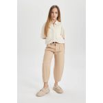 product_image_name-Defacto-Girl Barrel Fit Trousers - Lt.Vison-2