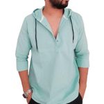 product_image_name-Generic-قميص شيك ومميز بأزرار وأكمام طويلة لون مينت جرين-4