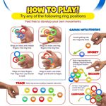 product_image_name-Generic-لعبة حلقة فidget مغناطيسية، 3 قطع صفراء-2