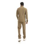 product_image_name-Red Circle-طقم بنطلون بلون كاكي بأزرار وإغلاق مرن عند الخصر-2