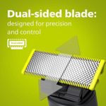 product_image_name-Philips-ون بليد للوجه والجسم QP2824/10 – آلة تشذيب وحلاقة هجينة، تصميم مقاوم للماء مع مشط قابل للتعديل-6