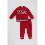 Defacto Set Tricot Set - Red