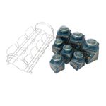 product_image_name-Generic-Porcelain Spice Set, 15 Pieces + High Quality Material Stand-2