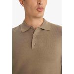 product_image_name-Defacto-بلوفر تريكو قصة عادية بياقة بولو-5