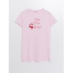 product_image_name-LC Waikiki-Crew Neck Printed Short Sleeve Women's Nightdress-5