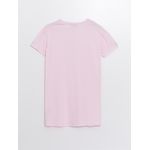 product_image_name-LC Waikiki-Crew Neck Printed Short Sleeve Women's Nightdress-6