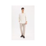 product_image_name-Defacto-Man Polo Neck Regular Fit Long Sleeve Shirt - White-3