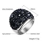 product_image_name-Generic-خاتم زفاف كريستال أسود وأنيق هدية للمرأة ليوم الموضة زوجة حبيبة عضو عائلة أخت جيدة صديقة عيد الحب عيد الأم (مقاس 8 أمريكي)- مطلي بالذهب عيار 18K الفولاذ المقاوم للصدأ-7