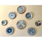 8 Wooden decorative plates