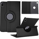 product_image_name-Generic-حافظة حماية من متوافقة مع تابلت هواوي ميت باد اس اي 11 انش 2024، غطاء واقي قائم يدور 360 درجة، أسود-1