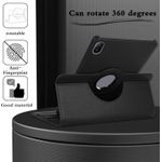 product_image_name-Generic-حافظة حماية من متوافقة مع تابلت هواوي ميت باد اس اي 11 انش 2024، غطاء واقي قائم يدور 360 درجة، أسود-3
