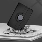 product_image_name-Generic-حافظة حماية من متوافقة مع تابلت هواوي ميت باد اس اي 11 انش 2024، غطاء واقي قائم يدور 360 درجة، أسود-4