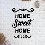 product_image_name-Generic-Premium Home Wall Decor, Size 45X60, Sweet Home, High Quality Spanish MDF, 6 mm Thick, Modern Stereoscopic Decor, Ready to Install, Comes with Double Face Adhesive-3