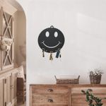 product_image_name-Generic- حامل وشماعة مفاتيح علاقة خشب مودرن ب 5 خطاف دائرية 21 سم لتعليق المفاتيح مناسبة للمنازل والمكاتب - 7017اسود، الحد الأقصى للوزن الموصى به: 400.0 غرامات من رنا ستور-4