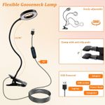 product_image_name-Generic-Flexible desktop ring light with clip - 3 light sources - USB connection - ideal for live streaming and reading.-2