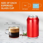 product_image_name-Generic-4-Pack 4oz Espresso Cups Espresso Shot Glasses with Handle, Small Glass Coffee Cups, Espresso Mugs Demitasse Cups Cappuccino Cup for Hot or Cold Latte, Tea, Microwave Dishwasher Safe (Set of 4 )-3