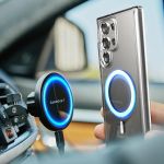 product_image_name-Generic-جراب ماج مغلف لموبايل سامسونج جالاكسي S24 الترا 2024 متوافق مع سيف غطاء مغناطيسي للشحن اللاسلكي شفاف كريستالي بولي يوريثين حراري من كربونات -2