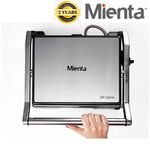 product_image_name-Mienta-شواية وضاغط بانيني ميانتا ماستر 2000 وات – جريل كهربائي متعدد الاستخدام – 5 مستويات حرارة – ألواح غير لاصقة – تحضير بانيني وبرجر وستيك – موديل CG28209A – ضمان عامين-3