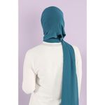 product_image_name-AM-Shop-وشاح آيه أم شوب الطويل من الكريب بلون بترولي للنساء-3