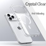 product_image_name-Generic-Clear Phone Case for iPhone 17 Pro Case Magnetic with Privacy Screen Protector Anti-Yellowing Rugged Shockproof Protective Bumper Transparent Case 6.3" Transparent 2025-3