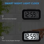 Nagafa Shop ساعة منبه رقمية بشاشة كبيرة ومتعددة الوظائف - image 8