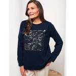 product_image_name-LC Waikiki-Crew Neck Printed Long Sleeve Women's Sweatshirt-5