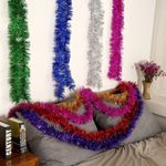 product_image_name-Generic-10 قطع × 2 متر إكليل زينة عيد الميلاد السميك الملون المتلألئ اللامع لتعليق زينة العيد الكلاسيكية الاحتفالية 6 سم عرض - (ألوان متعددة تُرسل عشوائياً)-3