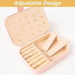 product_image_name-General-علبة سفر للمجوهرات الصغيرة، منظم سفر للمجوهرات من الجلد (زهري)-1