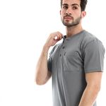 product_image_name-Shorto-تي شيرت رجالي كلاسيك قطن سادة - 4037 - رمادي-3