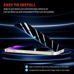 product_image_name-Generic-شاشة حماية للخصوصية من الزجاج المقوى مضاد للتجسس بدرجة صلابة 9 مضادة للخدش والفقاعات ومضادة للبصمات ومضادة للتجسس لموبايل آيفون 14 برو ماكس من Jrkvniv، عبوة من 2 قطعة-7