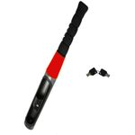 قفل مقود السيارة، تصميم عصا البيسبول واقي من السرقة عالي التحمل لقفل مقود السيارة (أحمر)