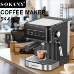 Sokany سوكاني ماكينة تحضير قهوة اسبريسو SK-04025 850 واط، سعة 1.8 لتر، - image 2