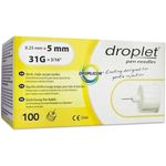 Htlb Htlb Droplet Insulin Pen Needles - 5 Mm - 100 Pcs