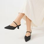 product_image_name-Life Stylish-أحذية بكعب متوسط من القماش مع استيك F-603 - أسود-1