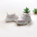 product_image_name-Generic-أحذية سنيكر مسطحة كاجوال للأطفال - أبيض ووردي-2