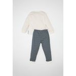 product_image_name-Defacto-Baby Boy Baby Neck Regular Fit Knitted Pyjamas - Ecru-4
