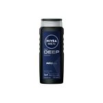 NIVEA جل استحمام MEN DEEP 3 في 1، طين دقيق، رائحة خشبية، 250 مل