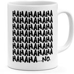 كوب سيراميك Loud Universe ههههه لا تضحك الساخر، أبيض