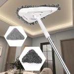 product_image_name-Generic-ممسحة تنظيف برأس مثلث الشكل من المايكروفايبر قابل للدوران بيد قابلة للتمديد، مناسبة لتنظيف الجدران والسقف من الاتربة 3*1-1