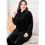 product_image_name-Generic-بدلة رياضية مخملية مضلعة من قطعتين (هودي وسروال ضيق) باللون الأسود الكلاسيكي-2