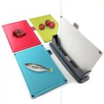 product_image_name-Generic-طقم بلانشات تقطيع بلاستيك 4 في 1 بالحامل الوان متعددة مضاد للبكتيريا للمطبخ-4