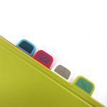 product_image_name-Generic-طقم بلانشات تقطيع بلاستيك 4 في 1 بالحامل الوان متعددة مضاد للبكتيريا للمطبخ-5