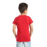 product_image_name-Fabyo-Light Red Comfy Cotton T- Shirt-3